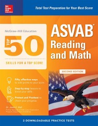 Cover McGraw-Hill Education Top 50 Skills For A Top Score: ASVAB Reading and Math, Second Edition