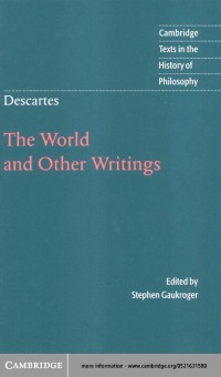 Cover Descartes: The World and Other Writings