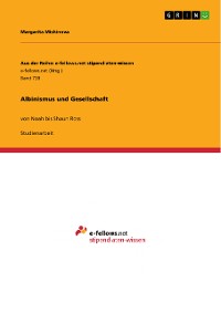 Cover Albinismus und Gesellschaft