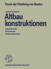 Cover Altbaukonstruktionen