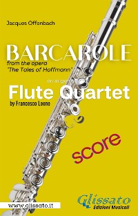 Cover Barcarole - Soprano Flute Quartet (score)