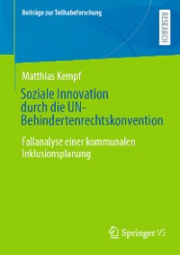 Cover Soziale Innovation durch die UN-Behindertenrechtskonvention