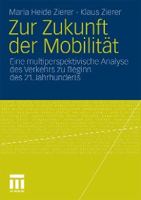 Cover Zur Zukunft der Mobilität
