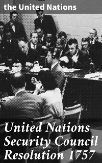 Cover United Nations Security Council Resolution 1757