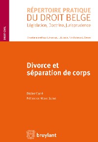 Cover Divorce et séparation de corps