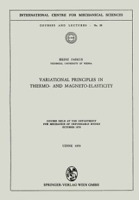 Cover Variational Principles in Thermo- and Magneto-Elasticity