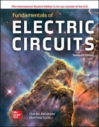 Cover Fundamentals of Electric Circuits ISE