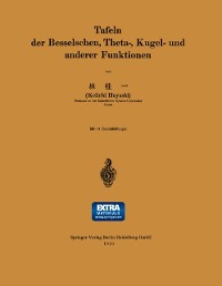 Cover Tafeln der Besselschen, Theta-, Kugel- und anderer Funktionen