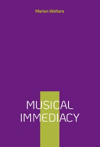 Cover Musical Immediacy