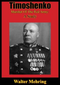 Cover Timoshenko, Marshal Of The Red Army: A Study