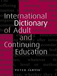 Cover International Dictionary of Adult and Continuing Education