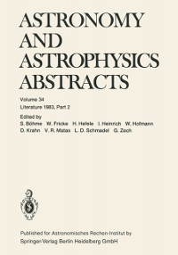 Cover Astronomy and Astrophysics Abstracts