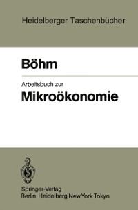 Cover Arbeitsbuch zur Mikroökonomie
