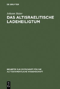 Cover Das altisraelitische Ladeheiligtum