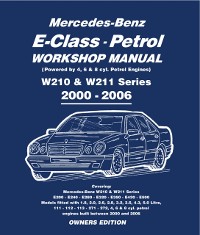 Cover Mercedes E Class Petrol Workshop Manual W210 & W211 Series