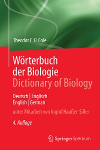 Cover Wörterbuch der Biologie Dictionary of Biology