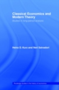 Cover Classical Economics and Modern Theory