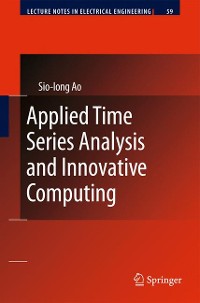 Cover Applied Time Series Analysis and Innovative Computing