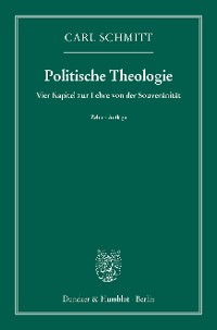 Cover Politische Theologie.