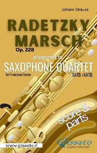 Cover Radetzky Marsch - Sax Quartet (score & parts)