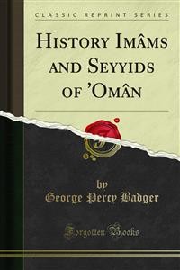 Cover History Imams and Seyyids of 'Oman