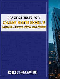 Cover Practice Tests for CASAS Math GOAL 2  Level D, Forms 927M and 928M