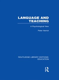 Cover Language & Teaching