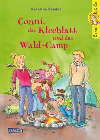 Cover Conni & Co 14: Conni, das Kleeblatt und das Wald-Camp