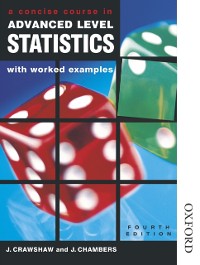 Cover Concise Course in Advanced Level Statistics with worked examples Export Edition