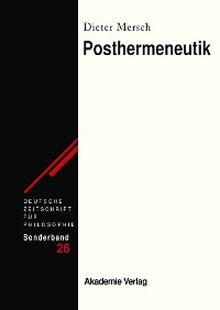 Cover Posthermeneutik