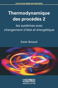 Cover Thermodynamique des procedes 2