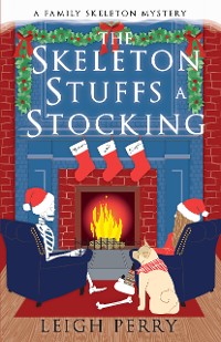 Cover Skeleton Stuffs a Stocking