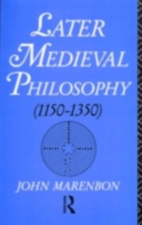 Cover Later Medieval Philosophy