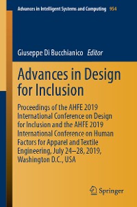 Cover Advances in Design for Inclusion