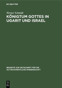 Cover Königtum Gottes in Ugarit und Israel