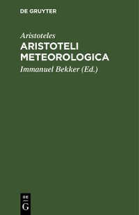 Cover Aristoteli Meteorologica