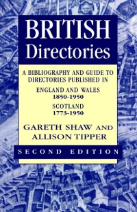 Cover British Directories 2nd ed