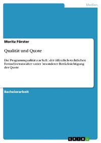 Cover Qualität und Quote