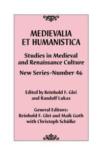 Cover Medievalia et Humanistica, No. 46