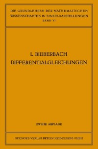 Cover Theorie der Differentialgleichungen