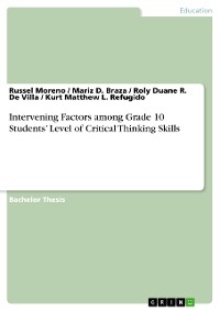 Cover Intervening Factors among Grade 10 Students’ Level of Critical Thinking Skills