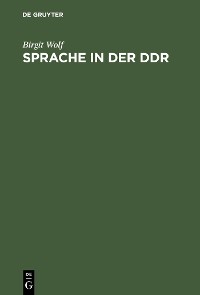 Cover Sprache in der DDR
