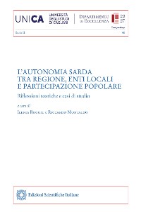 Cover L'autonomia sarda tra regione, enti locali e partecipazione popolare