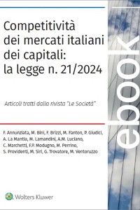 Cover Competitività dei mercati italiani dei capitali: la legge n. 21/2024