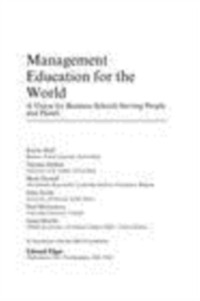 Cover Management Education for the World