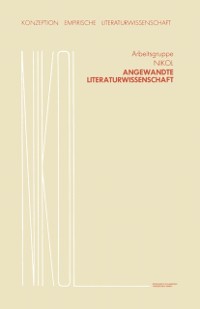 Cover Angewandte Literaturwissenschaft