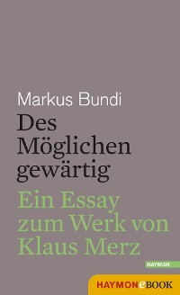 Cover Des Möglichen gewärtig