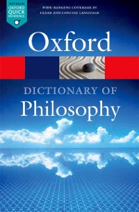 Cover Oxford Dictionary of Philosophy