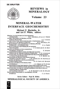 Cover Mineral-Water Interface Geochemistry