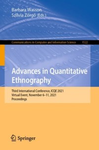 Cover Advances in Quantitative Ethnography